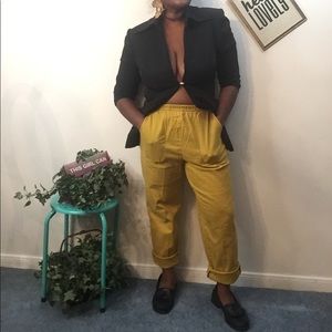 Gold Pants with Pockets